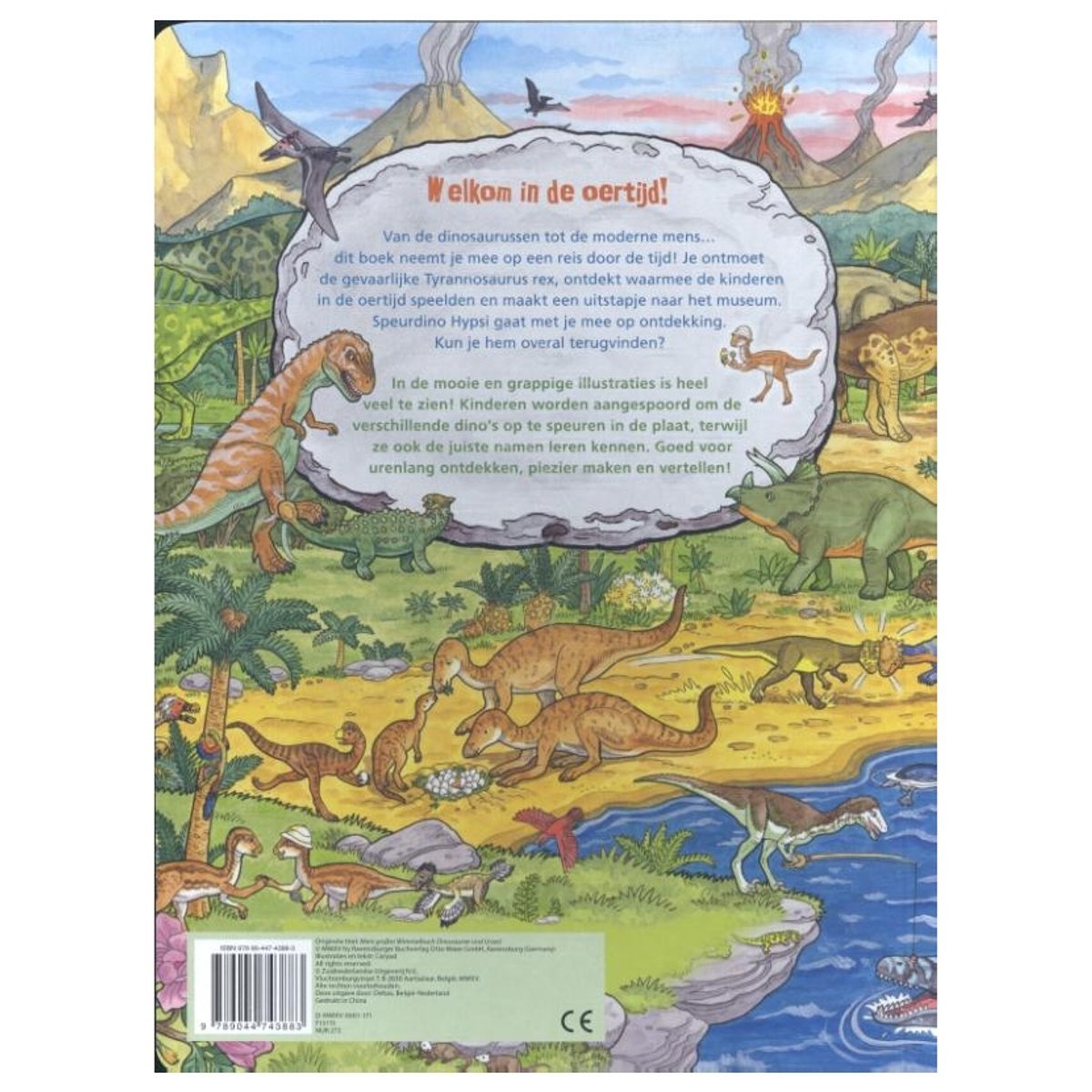 Deltas Centrale uitgeverij - Mijn grote dino kijk - en zoekboek - Deltas - Playlaan