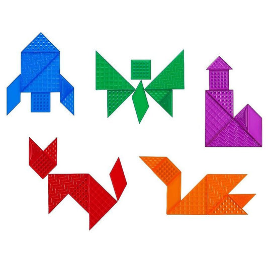 Edx Education - Sensorische Doorschijnende Tangram - Playlaan