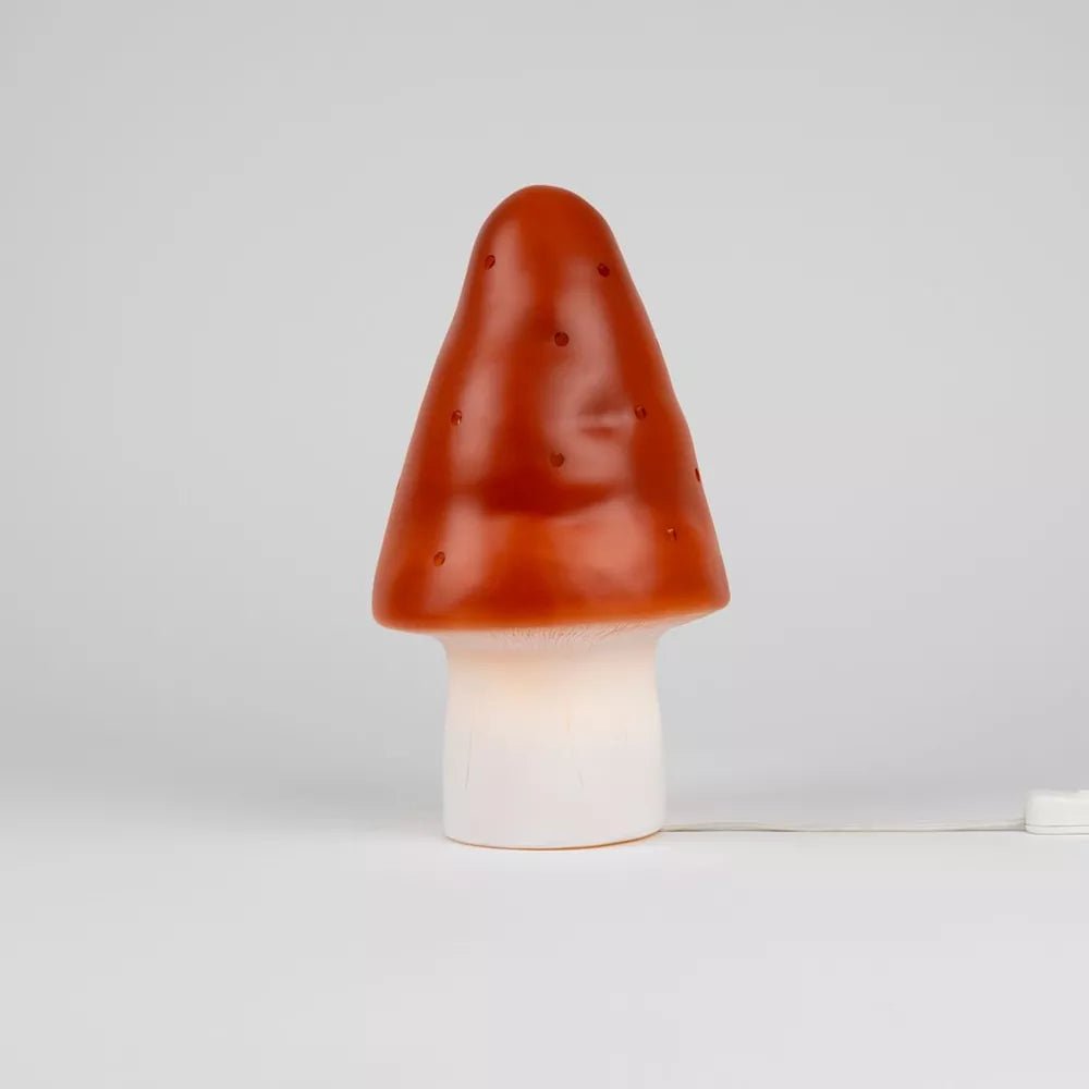 Egmont Toys - Egmont Toys - Paddenstoellamp Baksteenrood met Dimmer (15x28cm) - Playlaan