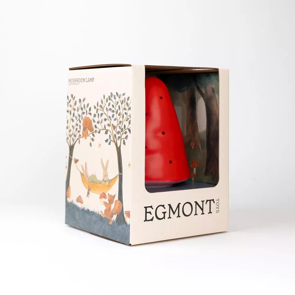 Egmont Toys - Egmont Toys - Paddenstoellamp Rood met Dimmer (15x28cm) - Playlaan