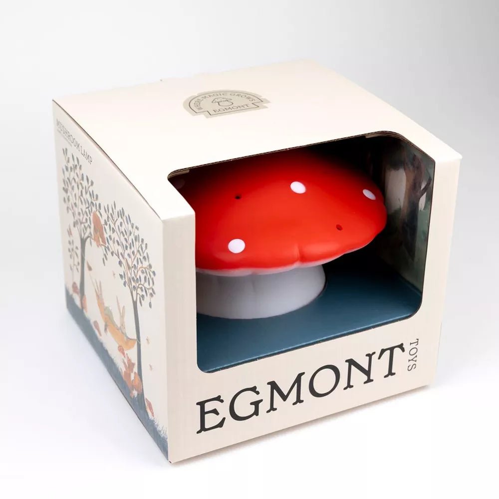Egmont Toys - Egmont Toys - Paddenstoellamp Rood met Dimmer (26x20cm) - Playlaan
