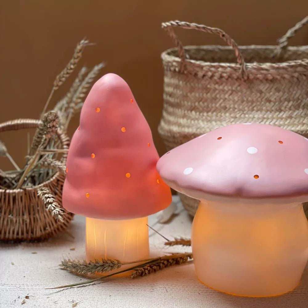 Egmont Toys - Egmont Toys - Paddenstoellamp Vintage Roze met Dimmer (15x28cm) - Playlaan