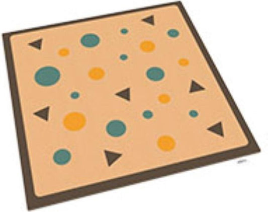 Elou - Elou - Kurk Speelmat Vormen (70x70cm) - Playlaan