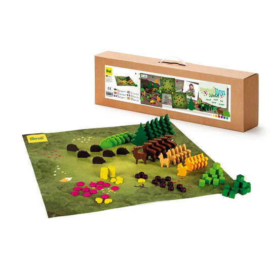 Erzi - Erzi - Mandalay Bos met houten figuren (102st) - Playlaan