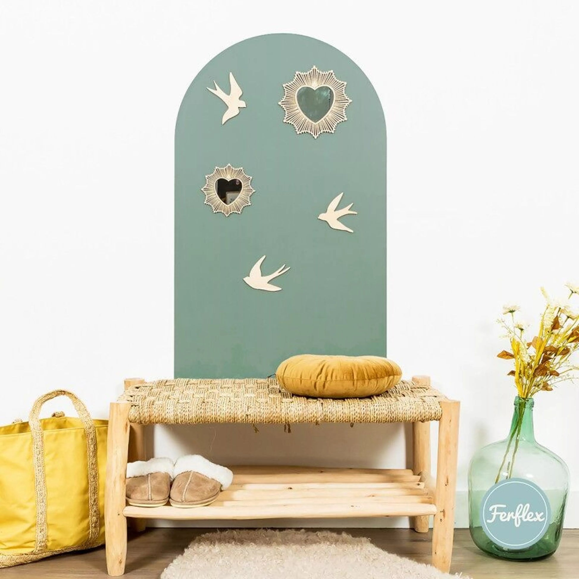 Ferflex - Ferflex - Magneetbord Boog Fert Emeraude – 1mx58cm - Playlaan