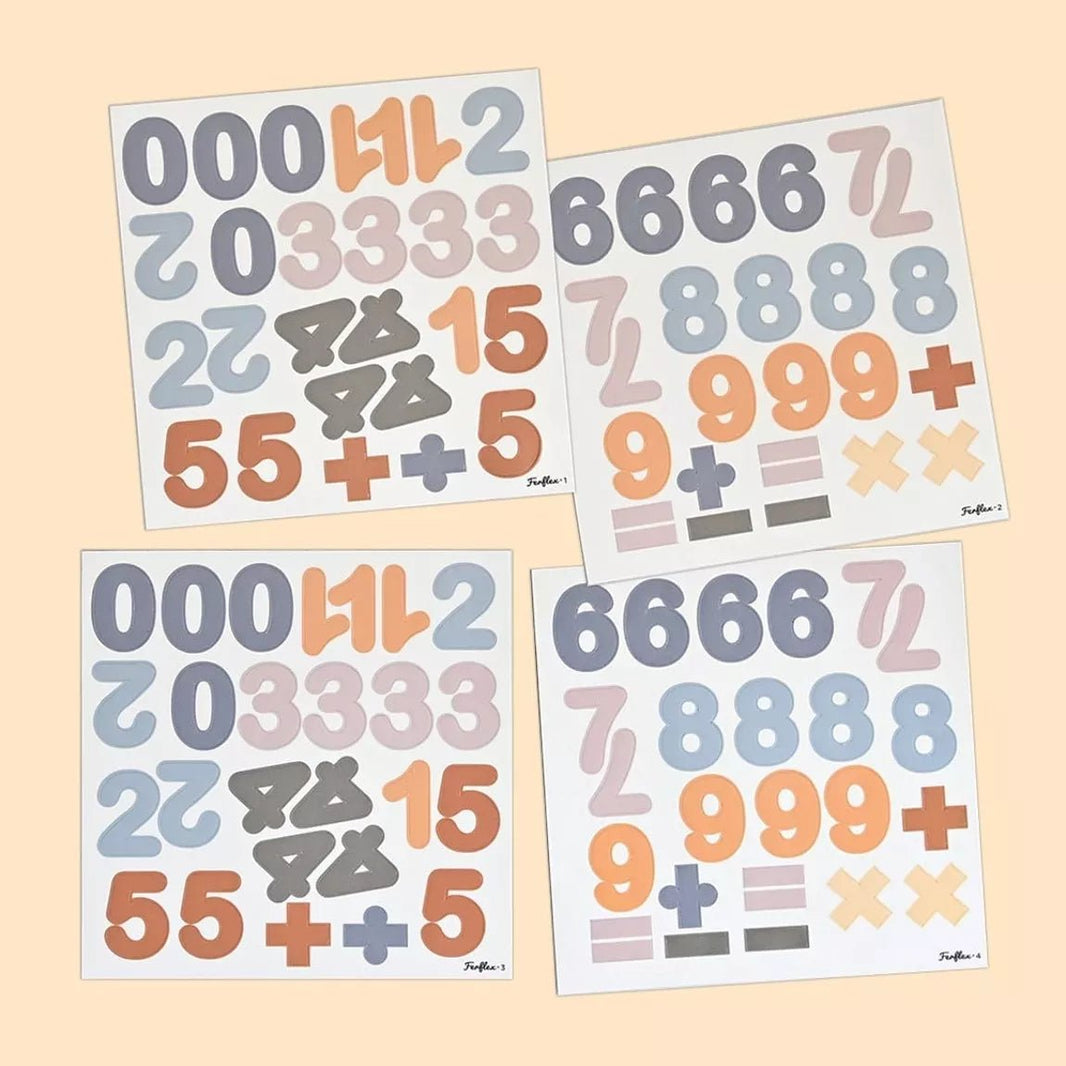 Ferflex - Ferflex - Magnetische getallen - Educatief spel 100st - Karamelblauw - Playlaan