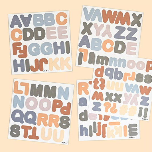 Ferflex - Ferflex - Magnetische letters - Educatief spel 125st - Karamelblauw - Playlaan