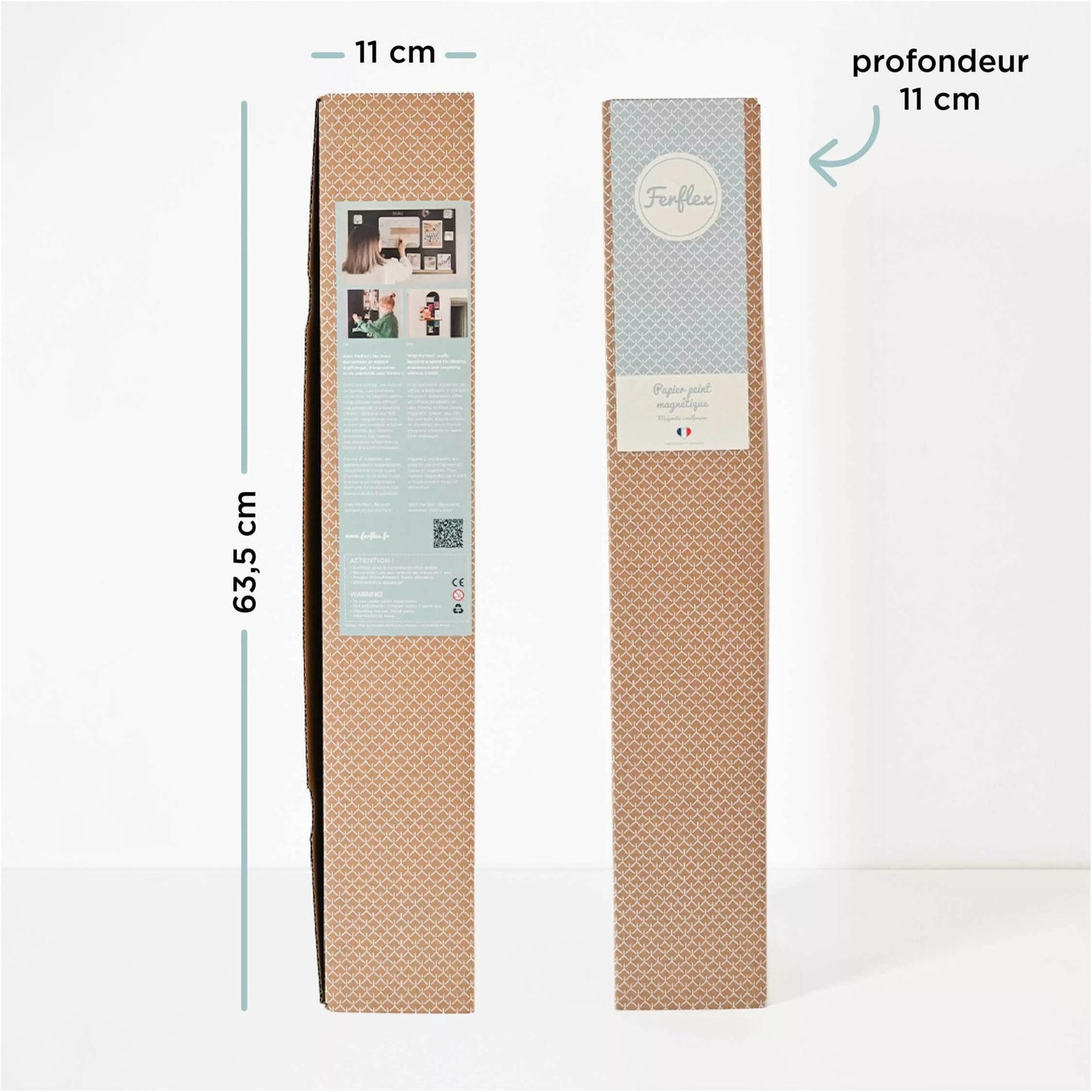 Ferflex - Ferflex - Magnetische maandkalender voor aan de muur (ENG, FR) - De familiekalender - Playlaan