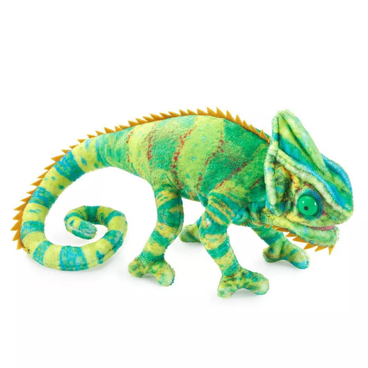 Folkmanis - Folkmanis - Vinger poppetje - Chameleon mini - Playlaan