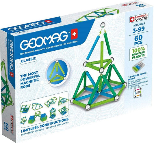 Geomag - Classic Green Line 60 pcs - Playlaan