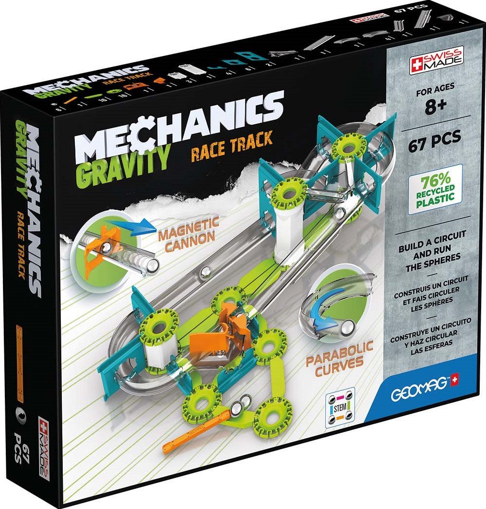 Geomag - Mechanics Gravity RE Race Track 67 pcs - Playlaan