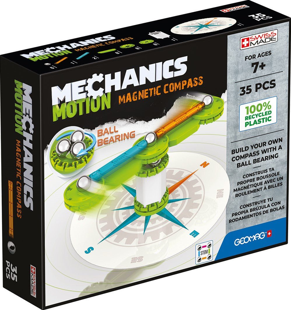 Geomag - Mechanics Motion RE Compass 35 pcs - Playlaan