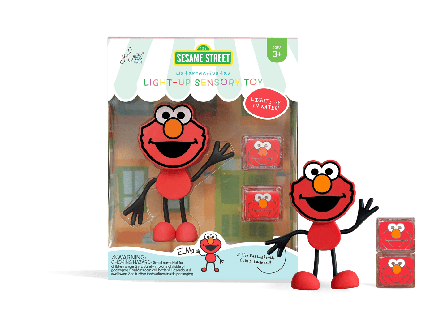 Glo Pals - Glo Pals Light Up Character - Elmo - Playlaan