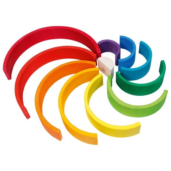 Goki - Goki Evolution Houten Regenboog Bouwblokken - Playlaan