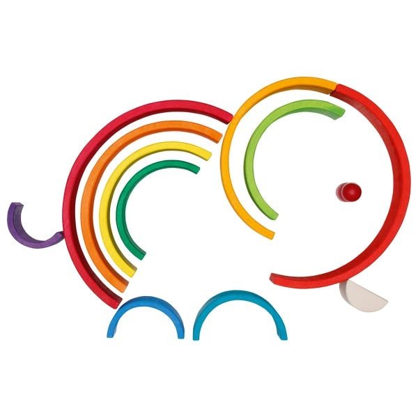 Goki - Goki Evolution Houten Regenboog Bouwblokken - Playlaan