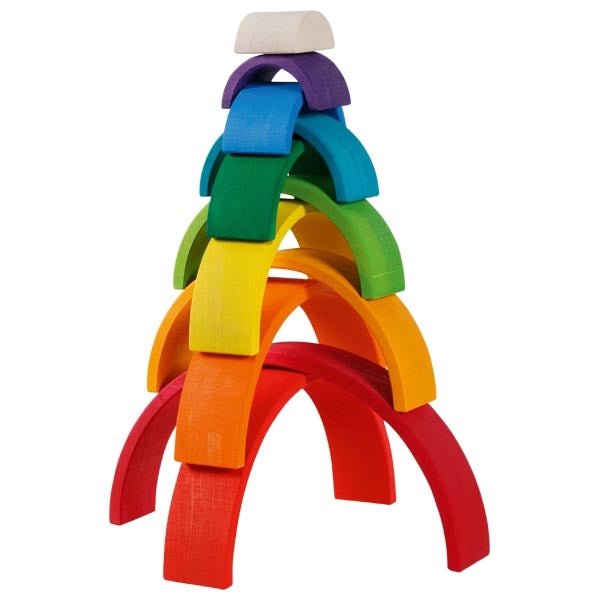Goki - Goki Evolution Houten Regenboog Bouwblokken - Playlaan