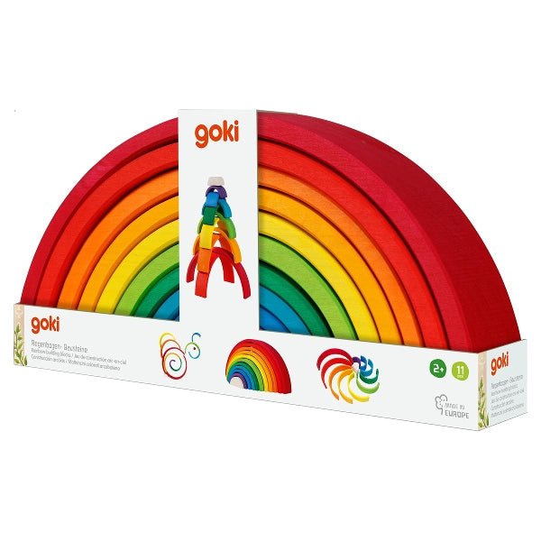 Goki - Goki Evolution Houten Regenboog Bouwblokken - Playlaan