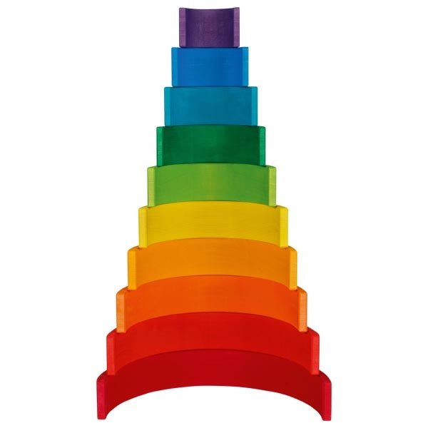 Goki - Goki Evolution Houten Regenboog Bouwblokken - Playlaan