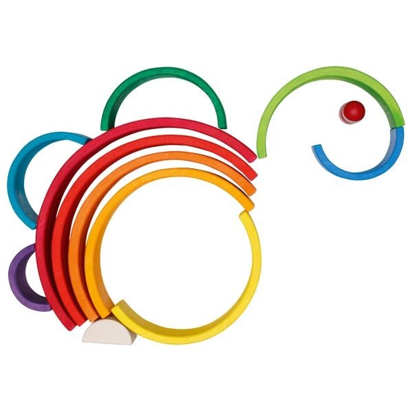 Goki - Goki Evolution Houten Regenboog Bouwblokken - Playlaan