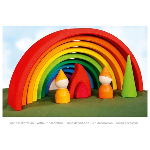 Goki - Goki Evolution Houten Regenboog Bouwblokken - Playlaan