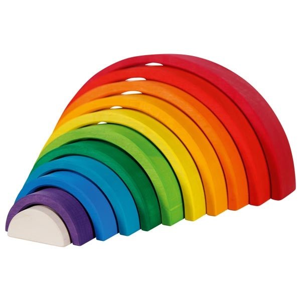 Goki - Goki Evolution Houten Regenboog Bouwblokken - Playlaan