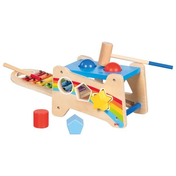 Goki - Goki - Houten Hamerbank met Xylofoon - Playlaan