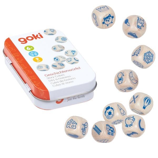 Goki - Goki - Verhaaldobbelstenen in Blik - Playlaan