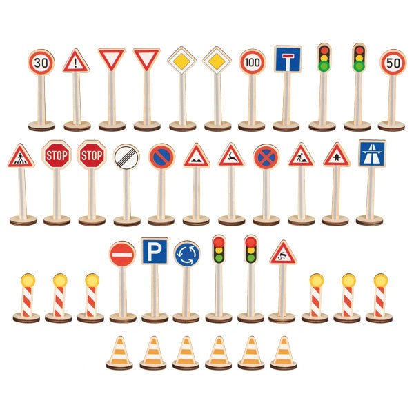 Goki - Goki - Verkeersborden Speelset - Playlaan