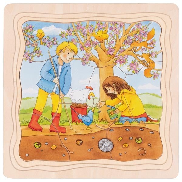 Goki - Goki - Zonnebloemen puzzel - Playlaan