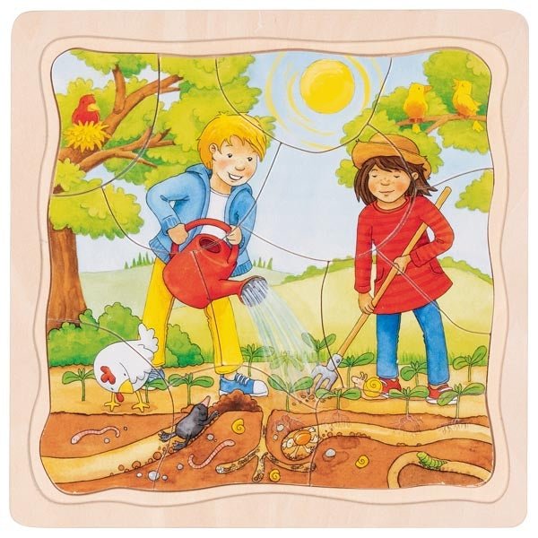 Goki - Goki - Zonnebloemen puzzel - Playlaan