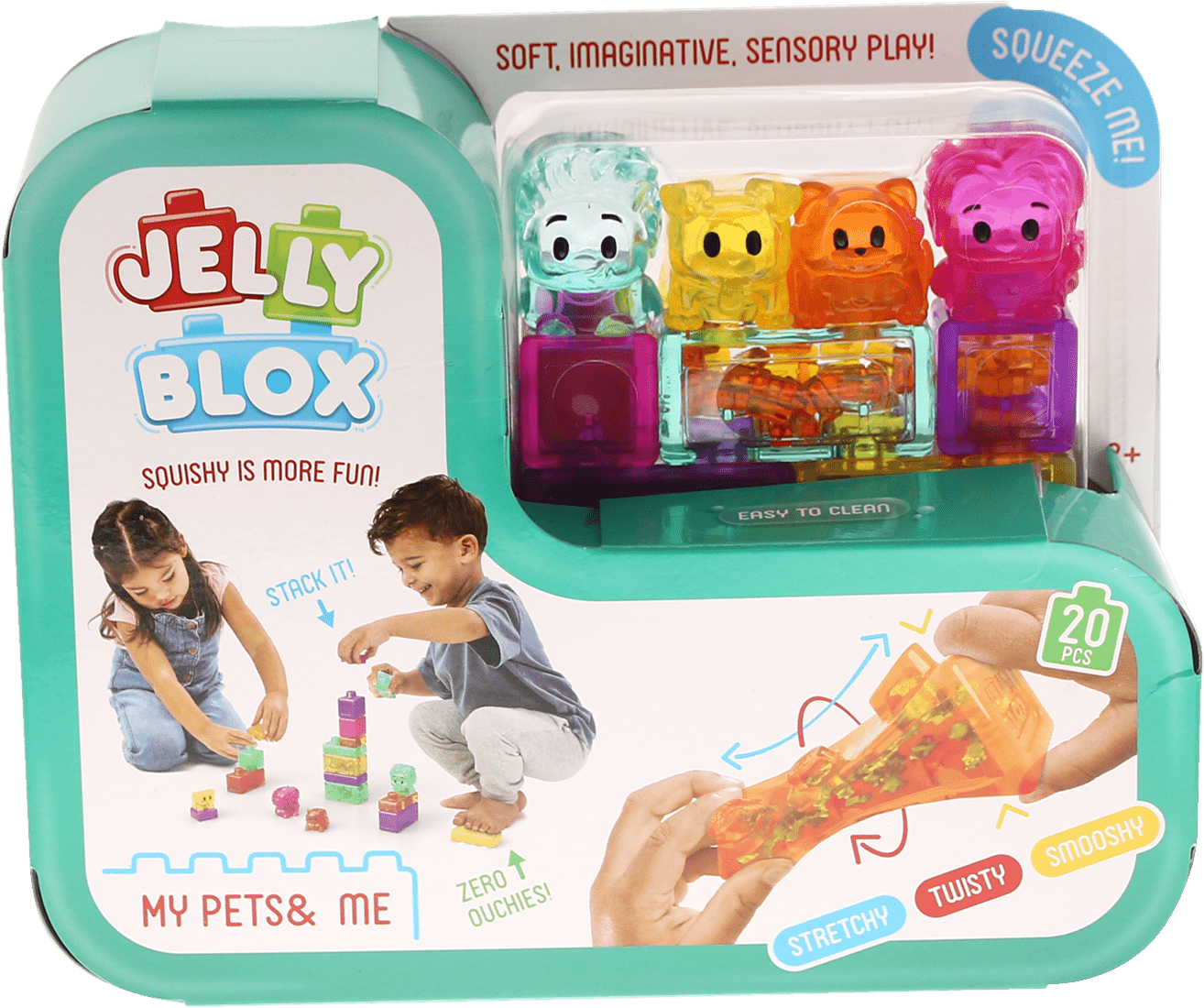 Goliath - Jelly Blox - Sensorische blokken My Pets and Me 20st - Goliath - Playlaan