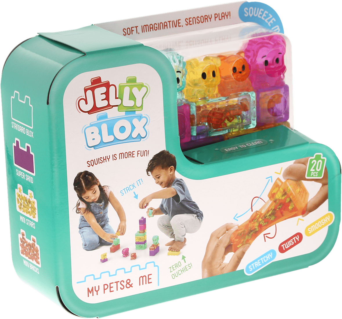 Goliath - Jelly Blox - Sensorische blokken My Pets and Me 20st - Goliath - Playlaan