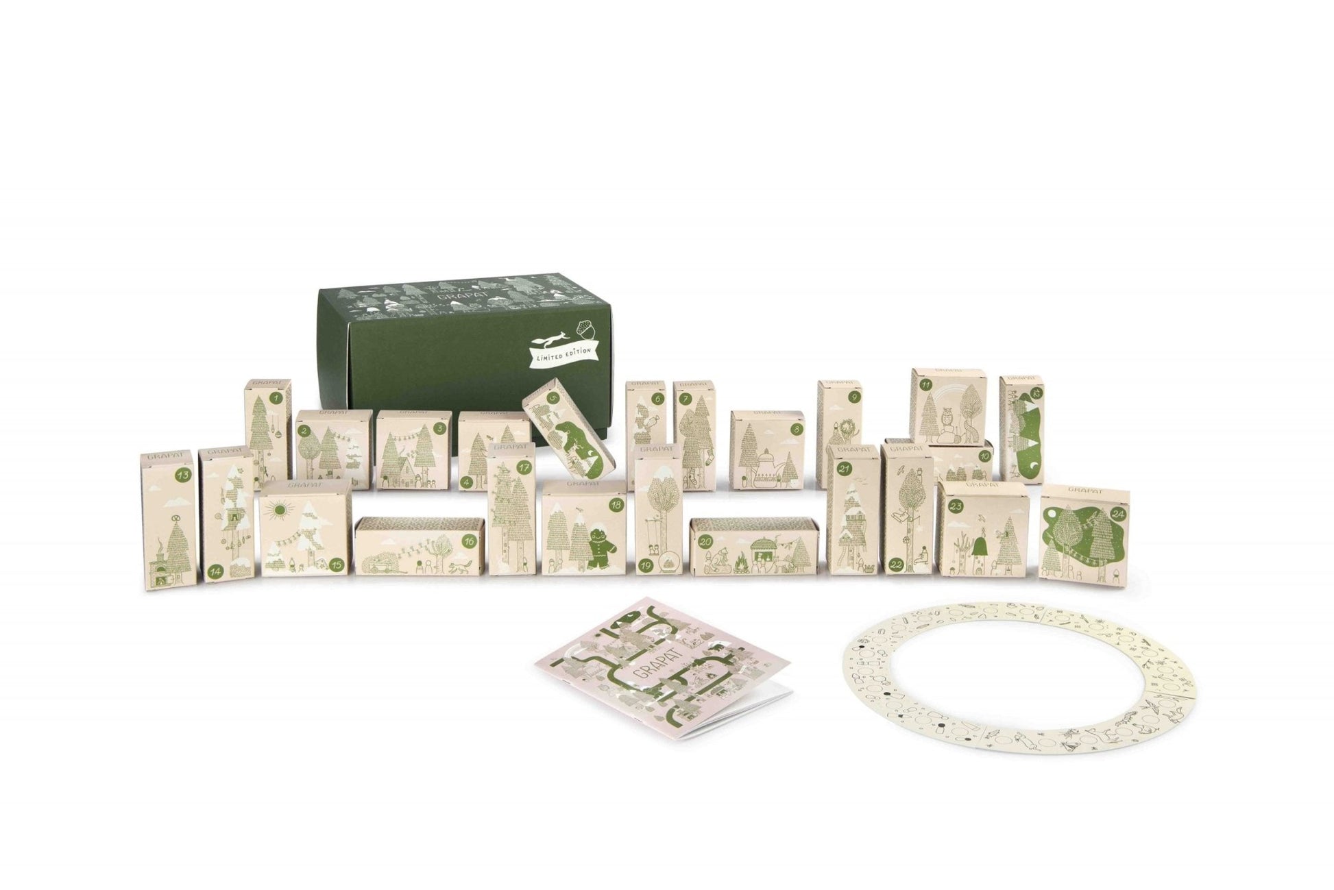 Grapat - Grapat - Adventskalender 2025 - 180stuks - Playlaan