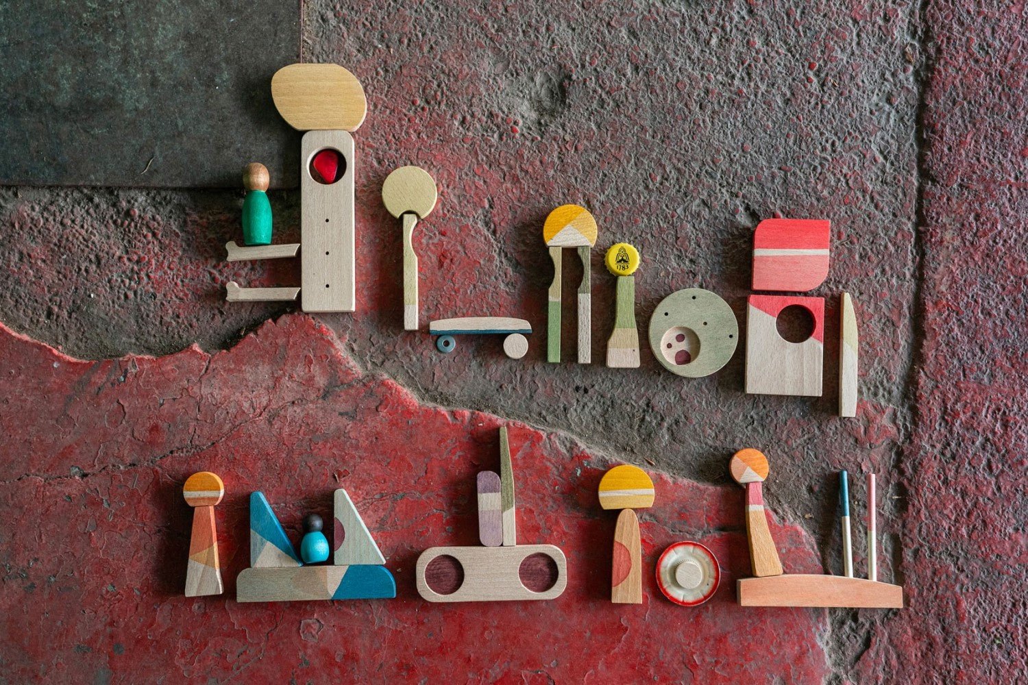 Grapat - Grapat - Happy Places speelset 40 - delig - Playlaan