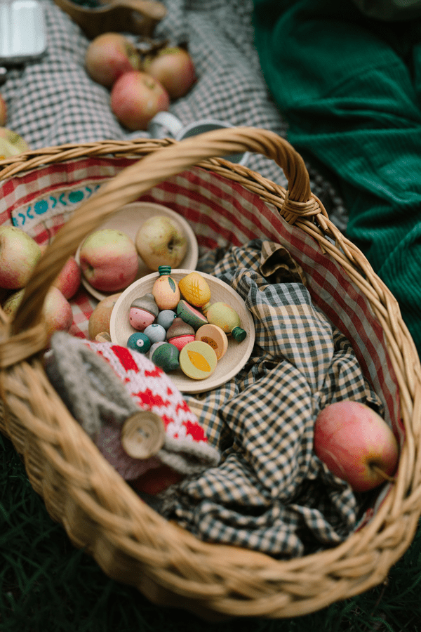 Grapat - Grapat - Houten Fruit (12st) - Playlaan