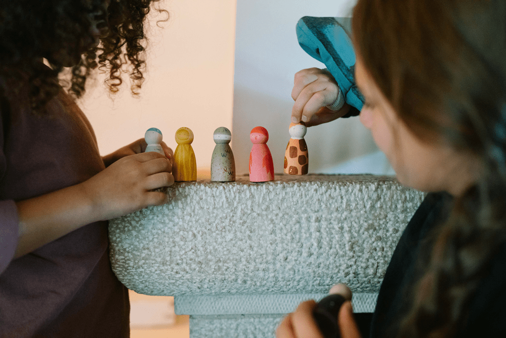 Grapat - Grapat - Nins Dieren houten poppetjes (6st) - Playlaan