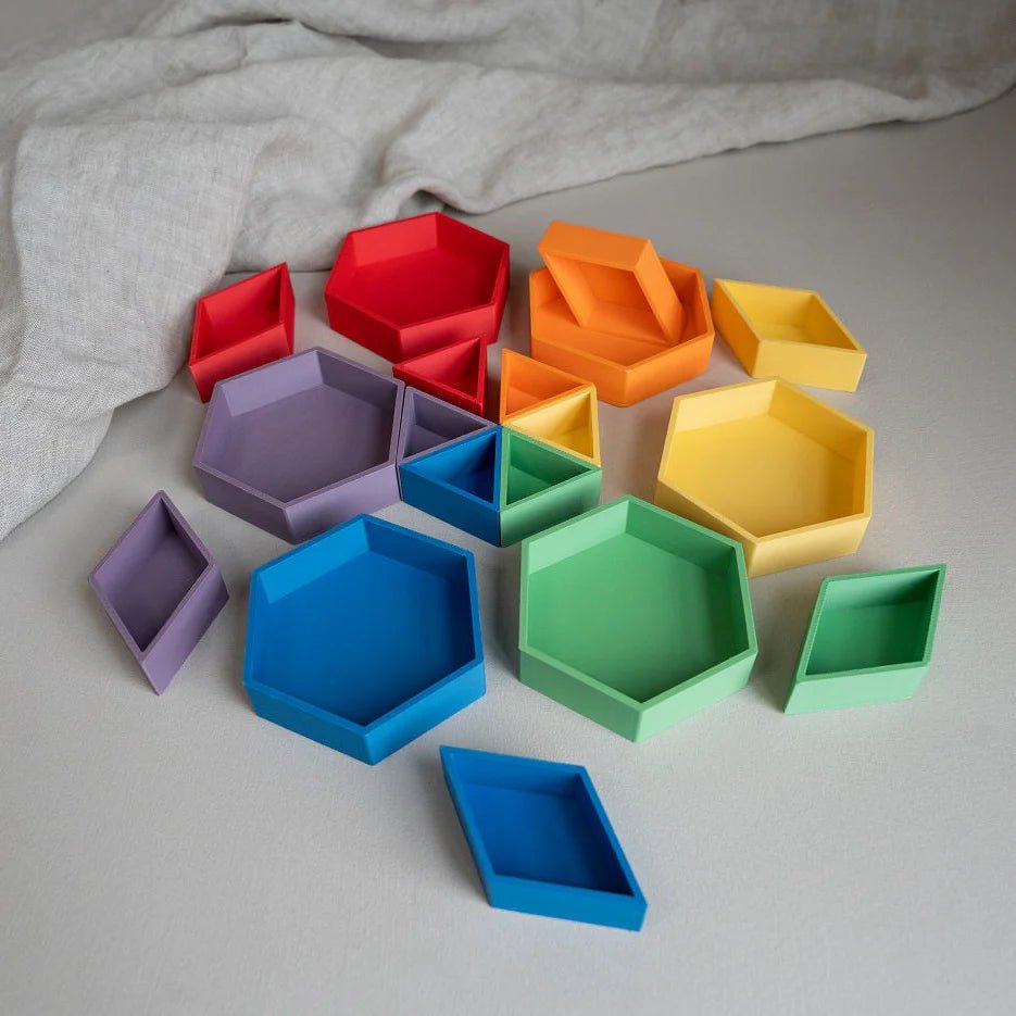 Grennn - Grennn - Mandigo speelbakjes – regenboog starterset - Playlaan