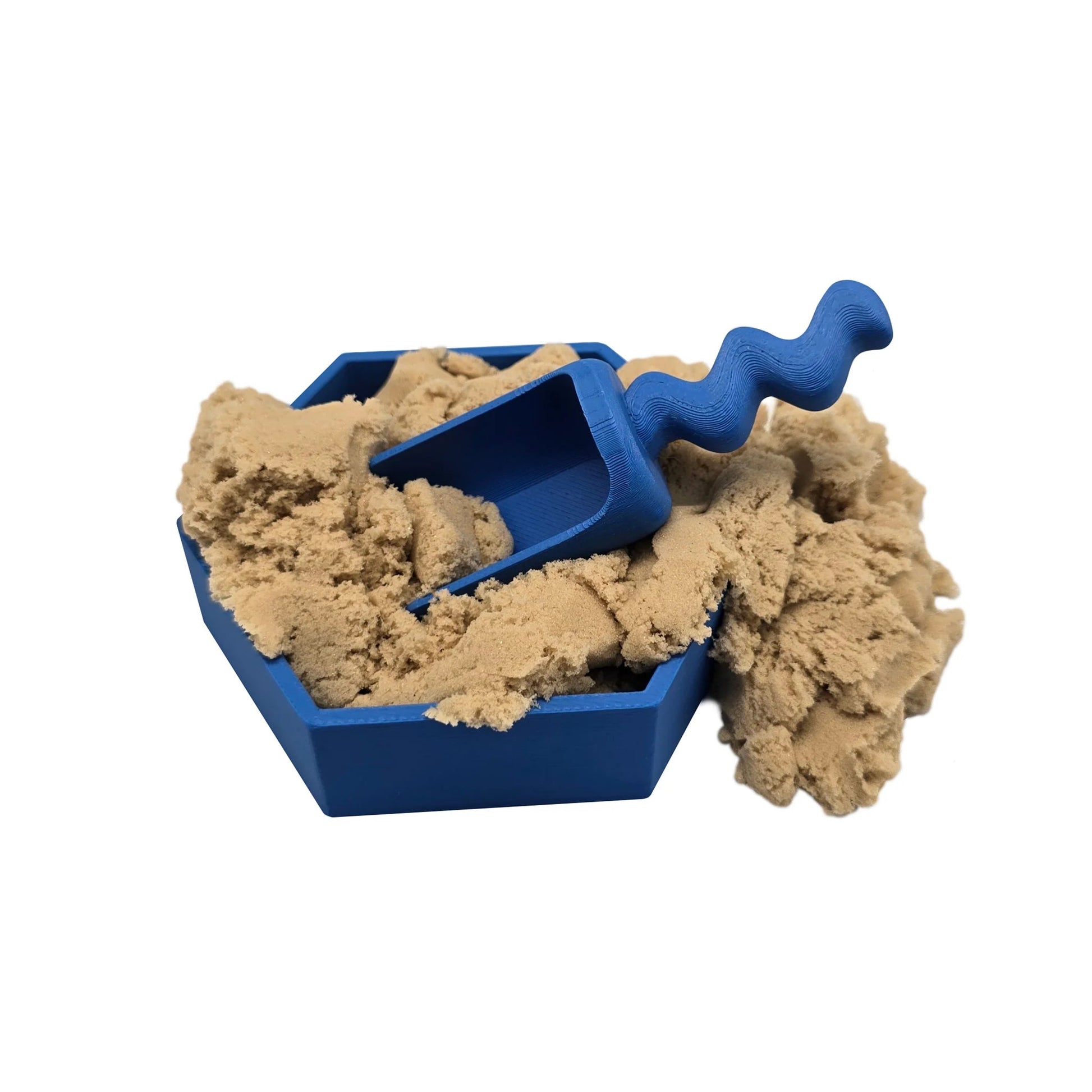 Grennn - Grennn - Speelbakje mandigo zeshoekig - blauw - Playlaan