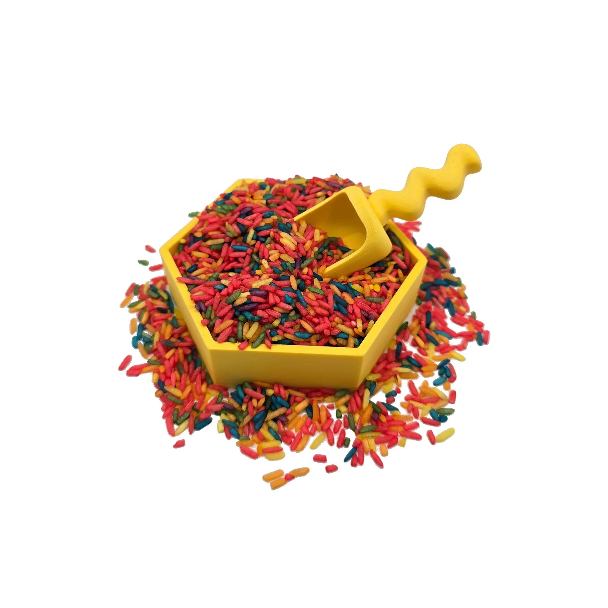 Grennn - Grennn - Speelbakje mandigo zeshoekig - geel - Playlaan