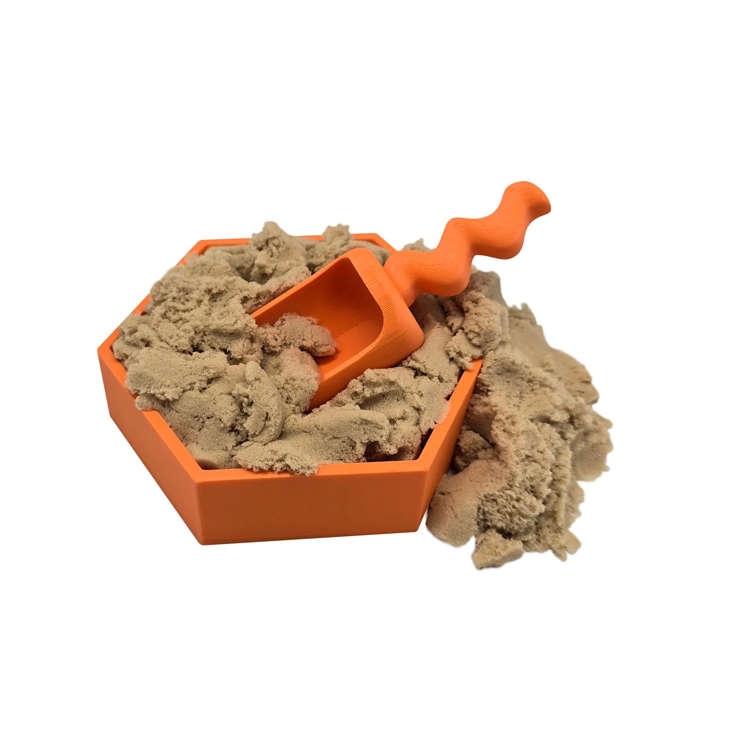 Grennn - Grennn - Speelbakje mandigo zeshoekig - oranje - Playlaan