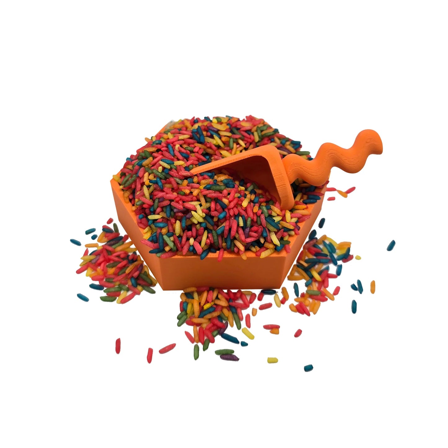 Grennn - Grennn - Speelbakje mandigo zeshoekig - oranje - Playlaan