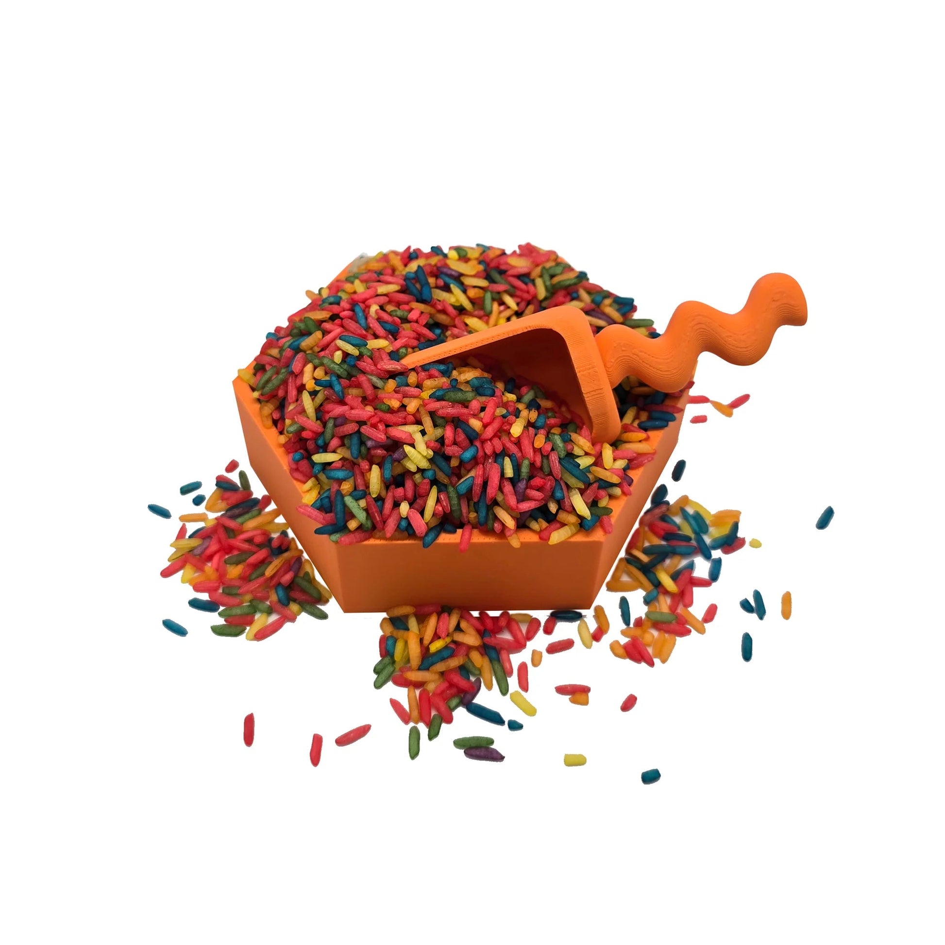 Grennn - Grennn - Speelbakje mandigo zeshoekig - oranje - Playlaan