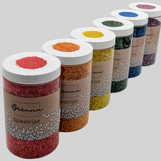Grennn - Grennn - Speelrijst Regenboog 6 potjes - Playlaan