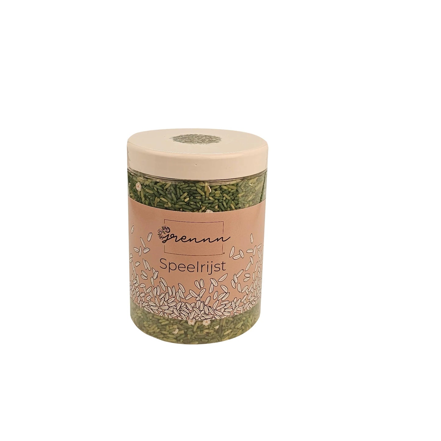 Grennn - Grennn - Speelrijst Witte bloemen (750g) - Playlaan
