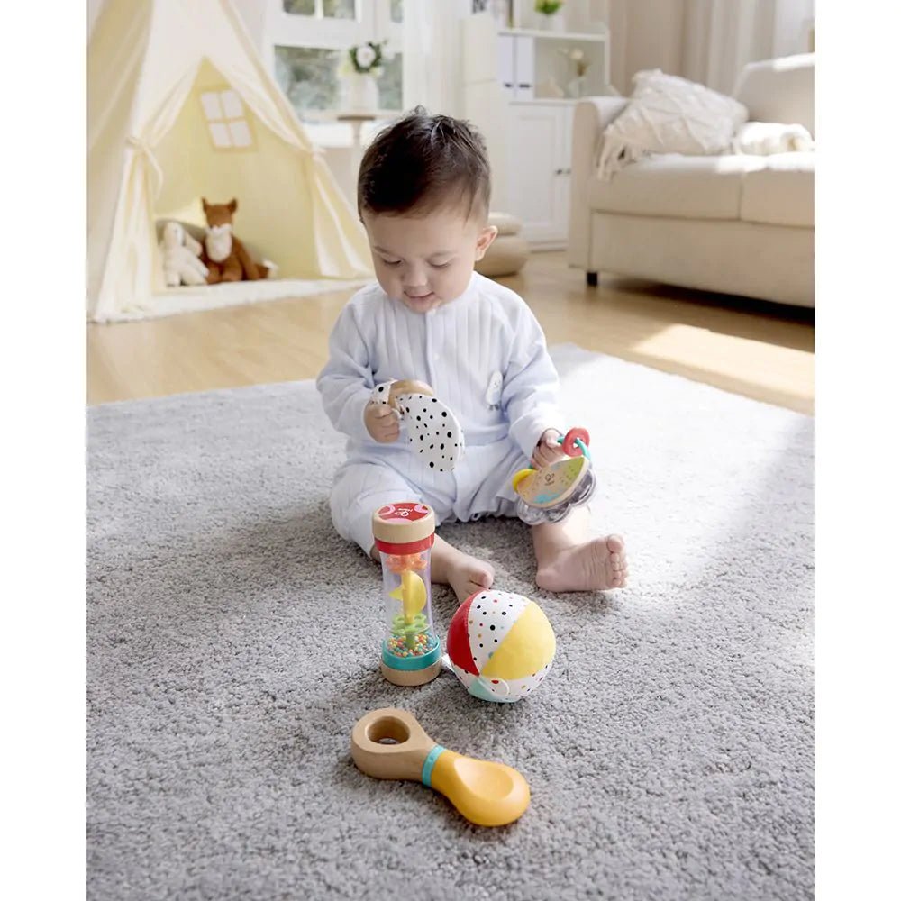 Hape - Hape - Baby sensorische ontwikkelset 5 - in - 1 - Playlaan