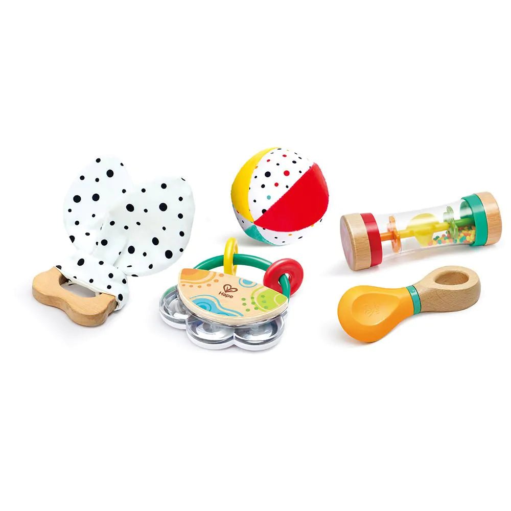 Hape - Hape - Baby sensorische ontwikkelset 5 - in - 1 - Playlaan