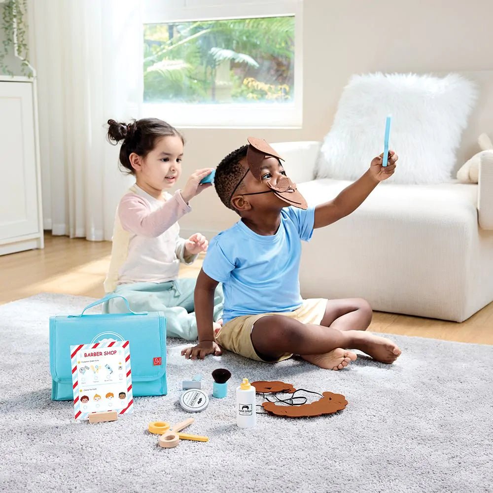 Hape - Hape - Barbershop speelset voor kinderen - Snip & Style - Playlaan