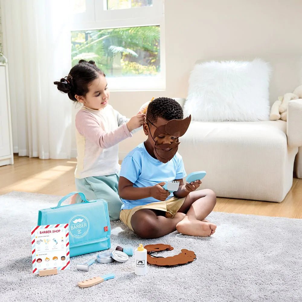 Hape - Hape - Barbershop speelset voor kinderen - Snip & Style - Playlaan