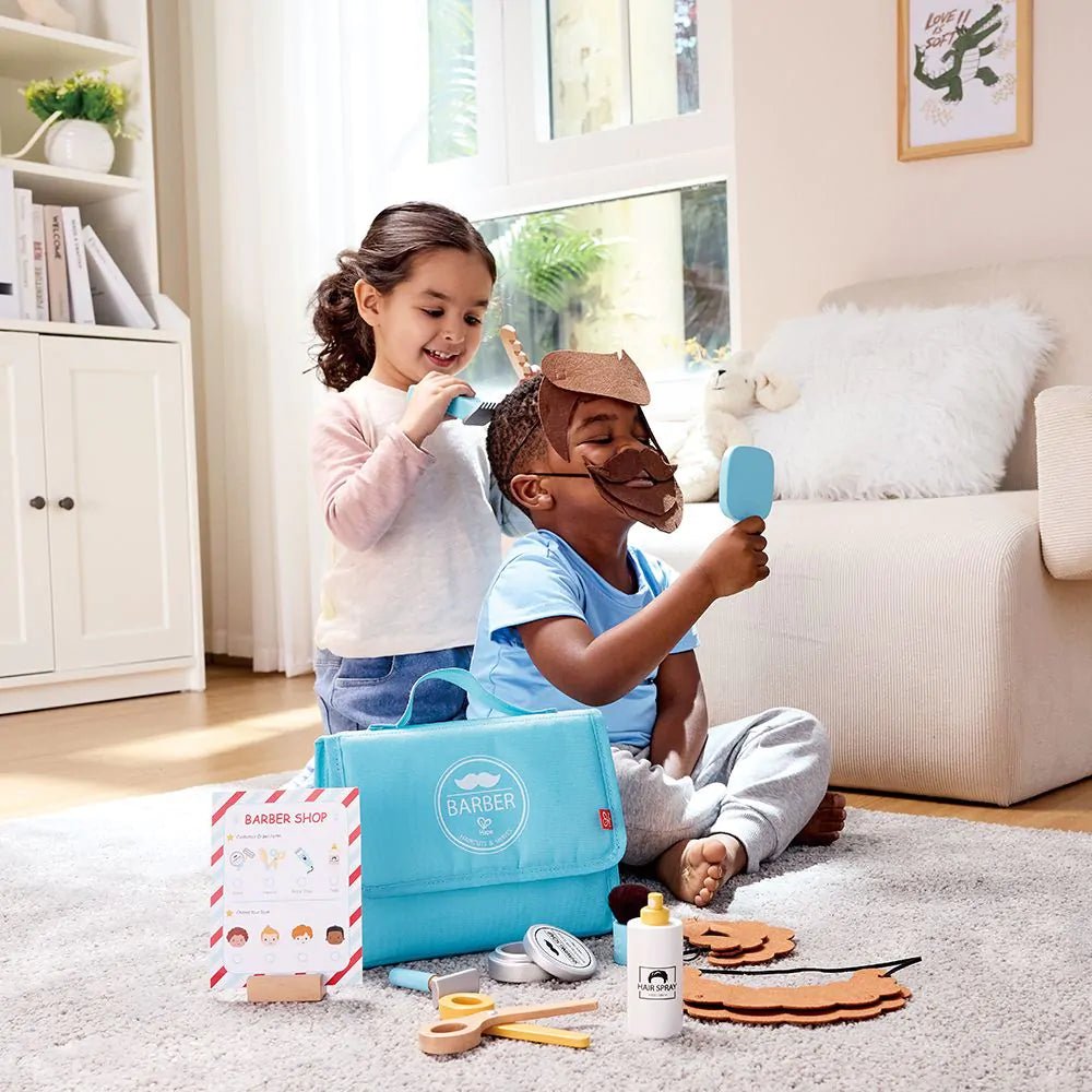Hape - Hape - Barbershop speelset voor kinderen - Snip & Style - Playlaan