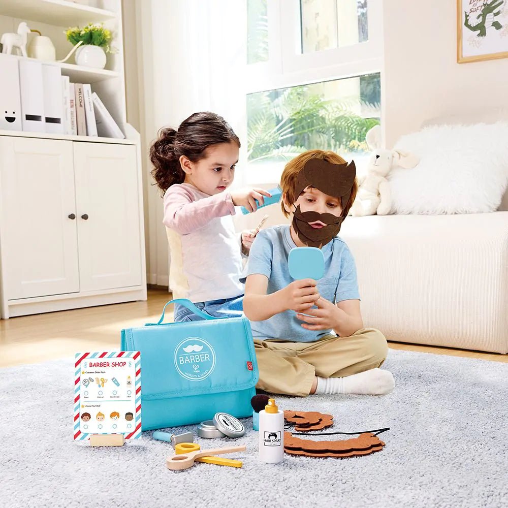 Hape - Hape - Barbershop speelset voor kinderen - Snip & Style - Playlaan